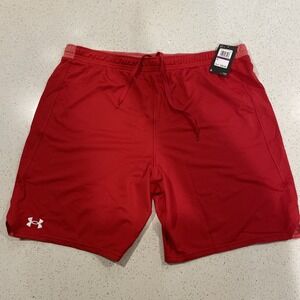 Under Armour Men's Loose Fit Red Shorts - Size 2XL NWT